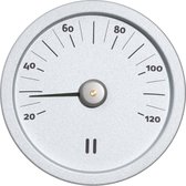 Rento - Thermomètre de sauna design - Aluminium Naturel (⌀15cm)