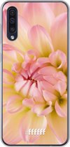 Samsung Galaxy A50s Hoesje Transparant TPU Case - Pink Petals #ffffff