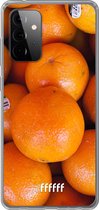 6F hoesje - geschikt voor Samsung Galaxy A72 -  Transparant TPU Case - Sinaasappel #ffffff