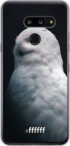 LG G8 ThinQ Hoesje Transparant TPU Case - Witte Uil #ffffff