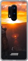 OnePlus 8 Pro Hoesje Transparant TPU Case - Rock Formation Sunset #ffffff