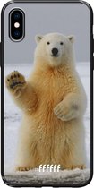 iPhone Xs Hoesje TPU Case - Polar Bear #ffffff