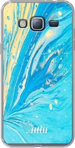 Samsung Galaxy J3 (2016) Hoesje Transparant TPU Case - Endless Azure #ffffff