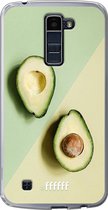 LG K10 (2016) Hoesje Transparant TPU Case - Avocado Aficionado #ffffff