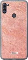 Samsung Galaxy A11 Hoesje Transparant TPU Case - Sandy Pink #ffffff