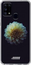 Samsung Galaxy M31 Hoesje Transparant TPU Case - Just a Perfect Flower #ffffff