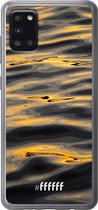 Samsung Galaxy A31 Hoesje Transparant TPU Case - Water Waves #ffffff