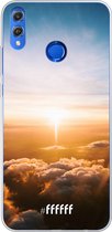 Honor 8X Hoesje Transparant TPU Case - Cloud Sunset #ffffff