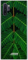 Samsung Galaxy Note 10 Plus Hoesje Transparant TPU Case - Symmetric Plants #ffffff