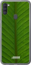 Samsung Galaxy A11 Hoesje Transparant TPU Case - Unseen Green #ffffff
