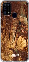 6F hoesje - geschikt voor Samsung Galaxy M31 -  Transparant TPU Case - Lets go Gold #ffffff