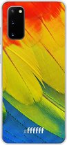 Samsung Galaxy S20 Hoesje Transparant TPU Case - Macaw Hues #ffffff