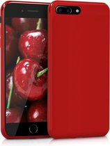kwmobile telefoonhoesje voor Apple iPhone 7 Plus / 8 Plus - Hoesje voor smartphone - Back cover in mat rood