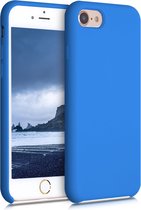 kwmobile telefoonhoesje voor Apple iPhone 7 / 8 / SE (2020) - Hoesje met siliconen coating - Smartphone case in zeebries