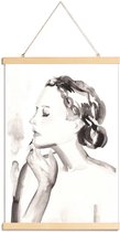 JUNIQE - Posterhanger Gently Does It -30x45 /Wit & Zwart