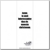 Boekenlegger visje Jezus is veel interes - Bijbel - Christelijk - Majestic Ally - 2 stuks