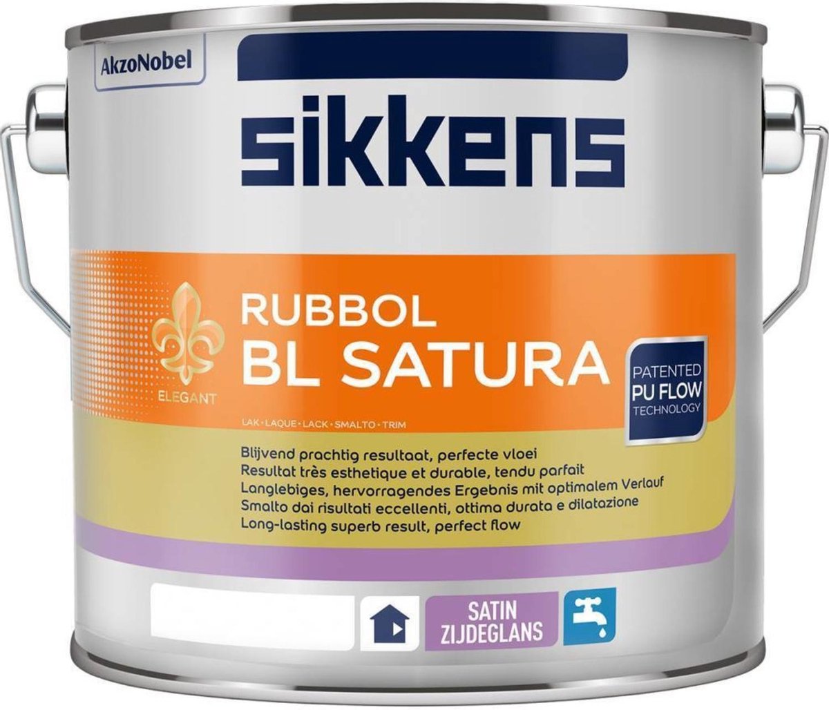 Sikkens Rubbol BL Satura - RAL9003 Signaalwit - 2,5 Liter