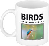 Mug photo Animaux Kingfisher - 300 ml - Oiseaux du monde - Cadeau tasse / mug Kingfisher lover