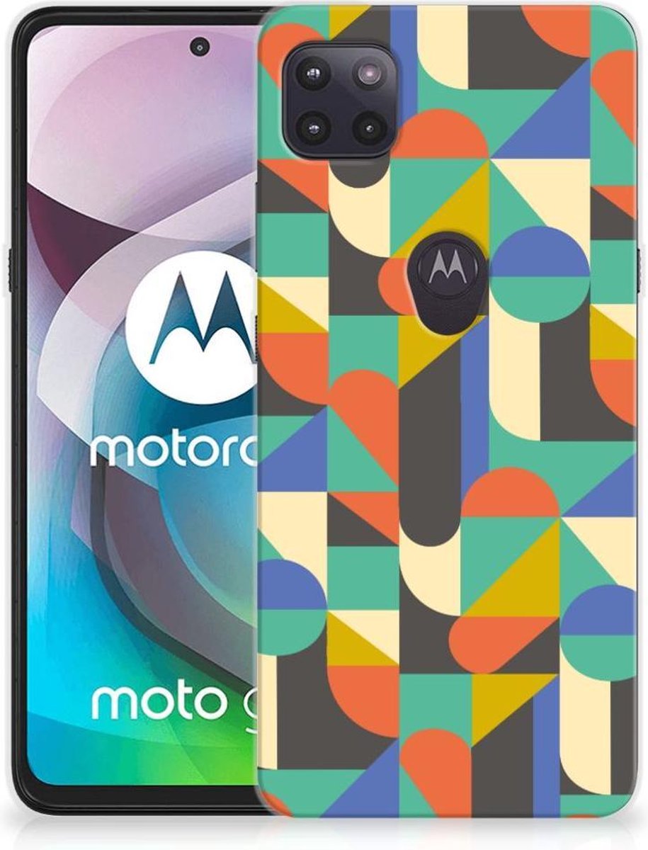 Motorola Moto G 5G TPU bumper Funky Retro