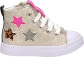 Shoesme gouden snake sneaker met sterren