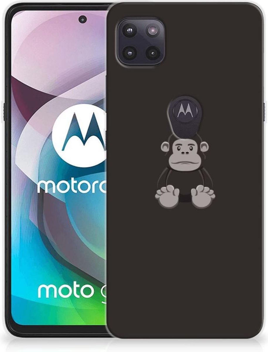 Motorola Moto G 5G Telefoonhoesje met Naam Gorilla