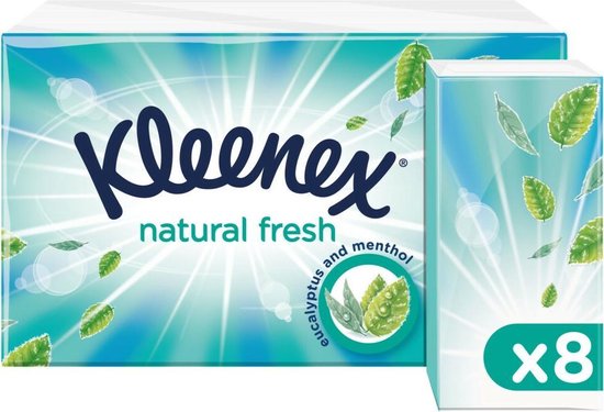 Foto: Kleenex balsam menthol tissues 8 pakjes