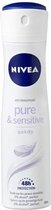 Nivea Deodorant Spray Sensitive & Pure 150 ml