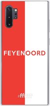 6F hoesje - geschikt voor Samsung Galaxy Note 10 Plus -  Transparant TPU Case - Feyenoord - met opdruk #ffffff