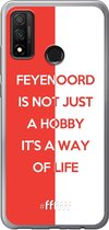 6F hoesje - geschikt voor Huawei P Smart (2020) -  Transparant TPU Case - Feyenoord - Way of life #ffffff