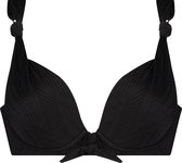 Hunkemöller Dames Badmode Voorgevormde push-up beugel bikinitop Galibi I AM Danielle Cup A - E  - Zwart - maat B85