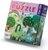 Puzzle en feuille Crocodile Creek Unicorn pétillante - 60 pièces
