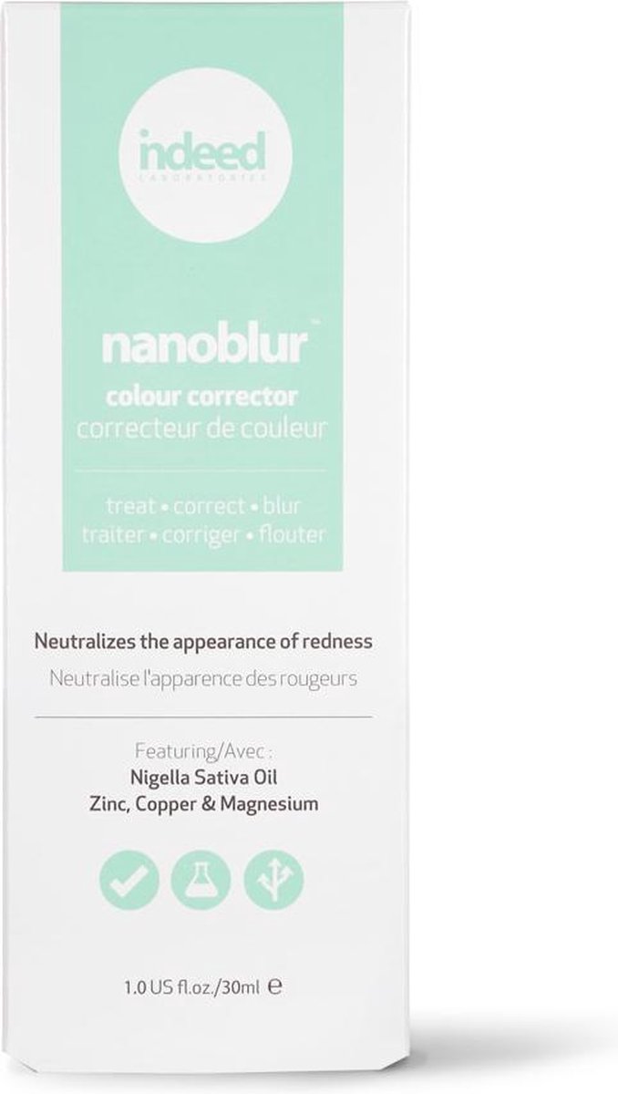 INDEED LABS Nanoblur Color Corrector Peach, Skin Blurring Clear CC Cream  Facial Primer, Brightens Dark Circles & Evens Discoloration, 1.0 fl oz (30  ml) : : Beauty
