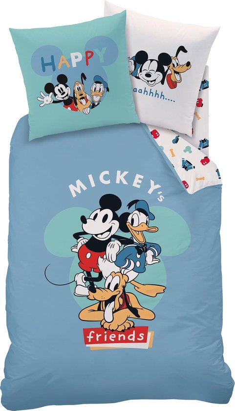 Parure de lit Disney Mickey bleu 