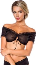 Dirndline Kostuum Top -2XL- Dirndl Zwart