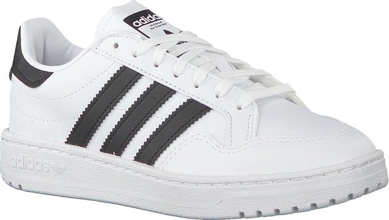 Adidas Team Court J Lage sneakers - Meisjes - Wit - Maat 36 | bol.com