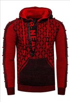 Trui - Hoodie - Rusty Neal - 13362 - Rood / Antra