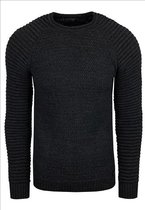 Rusty Neal - Heren trui zwart - longsleeve - 13318