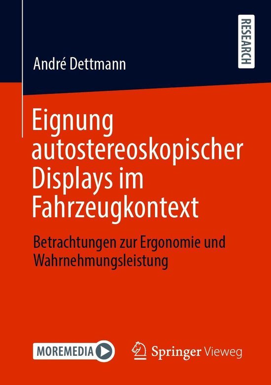Eignung autostereoskopischer Displays im Fahrzeugkontext - cover