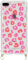 My Jewellery Design Softcase Koordhoesje voor de iPhone 8 Plus / 7 Plus - Leopard