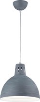 LED Hanglamp - Hangverlichting - Trinon Sicano - E27 Fitting - Rond - Beton - Aluminium