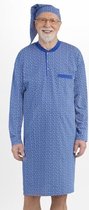 Martel Mikolaj  heren nachthemd met lange mouwen- 100% katoen XL