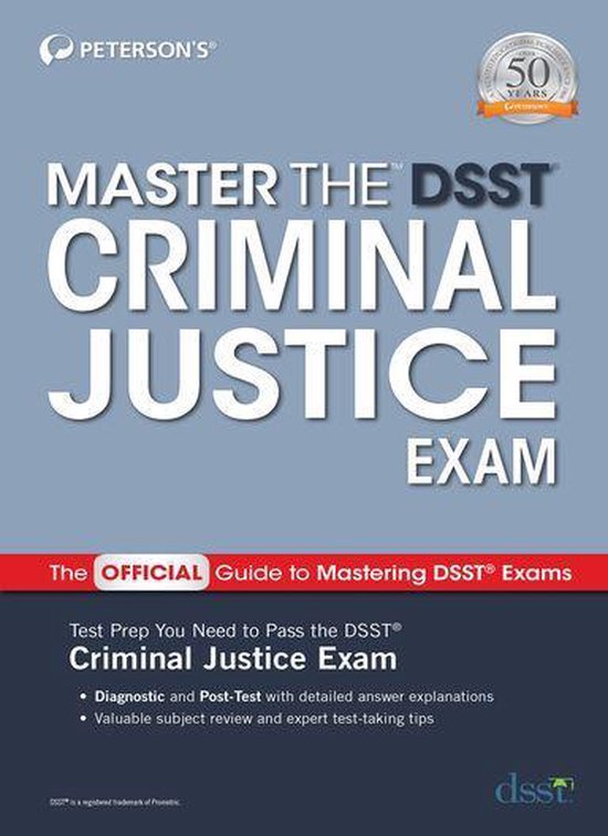 Master the DSST Criminal Justice Exam - cover