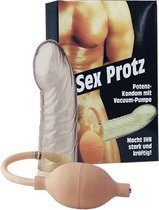 Pomp "Sex-Protz" - Transparant - BDSM - Vacu√ºm Pompen - Toys voor heren - Pumps & Enlargers