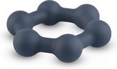 Hexagon Cockring Met Stalen Kogels - Grijs - Sextoys - Cockringen - Toys voor heren - Penisring