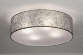 Lumidora Plafondlamp 72084 - 4 Lichts - E27 - Grijs - Zilvergrijs - Stof - ⌀ 50 cm