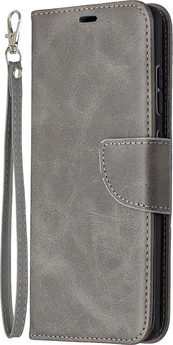 Mobigear Telefoonhoesje geschikt voor Samsung Galaxy S20 FE Hoesje | Mobigear Excellent Bookcase Portemonnee | Pasjeshouder voor 3 Pasjes | Telefoonhoesje voor Pinpas / OV Kaart / Rijbewijs - Grijs
