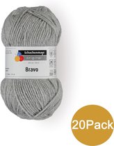 Veritas Schachenmayr Breiwol Bravo 20-Pack - 100% Acryl Grijs