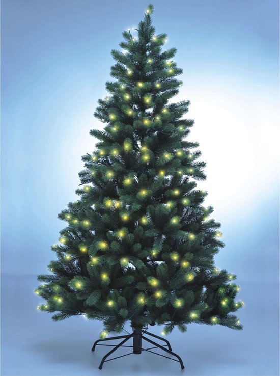 Dankzegging Archeologisch de begeleiding Xenotec Kerstboom - LED-verlichting - 118 LEDs - 120 cm - met voet | bol.com