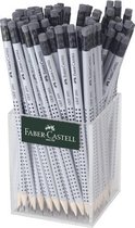 crayon Faber-Castell GRIP 2001 HB avec tube gomme a 72 pièces FC-117223