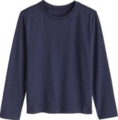 Coolibar UV shirt Lange mouwen Kinderen Midnight Blauw - Donkerblauw - Maat XS (4 jaar)